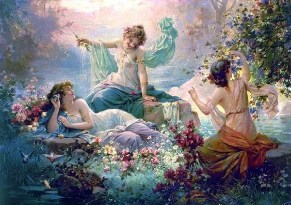 Hans Zatzka,Austrian (1859 - 1945)