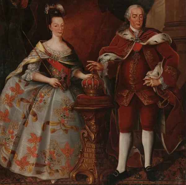 Queen  Maria I  of portugal (1734-1816) was Queen of Portugal from 1777 until her death. K