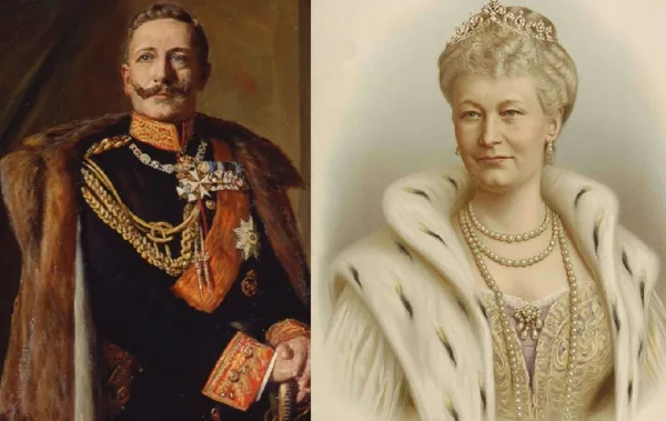 THE LAST GERMAN EMPEROR AND THE LAST KING OF PRUSSIA,WILHELM II (1859 – 1941) WAS ENGLAND'S QUEEN VICTORIA'S FIRST GRANDSON.WILLIAM II RULED GERMANY AND PRUSSIA FOR 30 YEARS.HE LED GERMAN FORCES DURING THE FIRST WORLD WAR UNTIL HIS ADDICTION IN NOVEMBER 1918,HE WENT TO THE EXILE TO NETHERLANDS.
